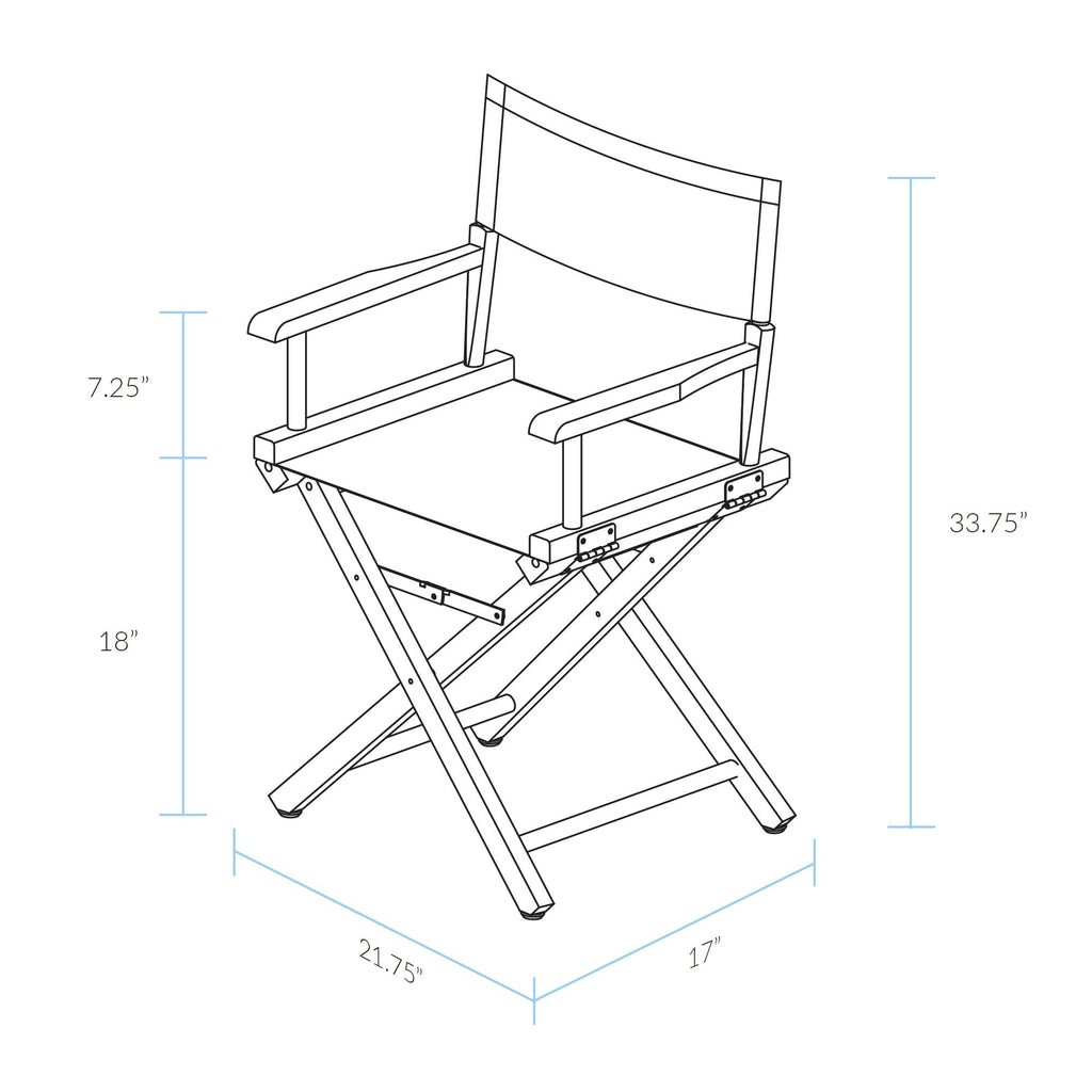 Honey Oak Frame Gold Canvas Director Chair G9794