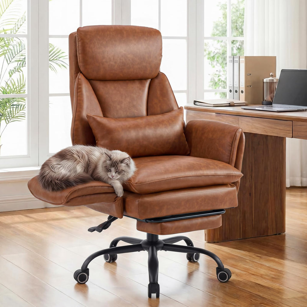 Big and Tall Ergonomic Office Chair with Footrest K119321