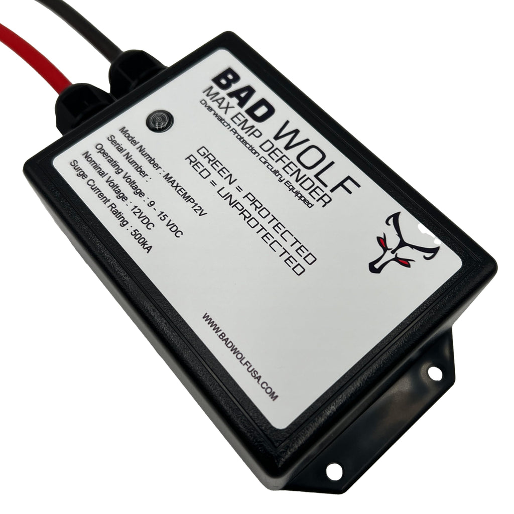 12V 500kA Surge Protector with 8 AWG Wire B40112