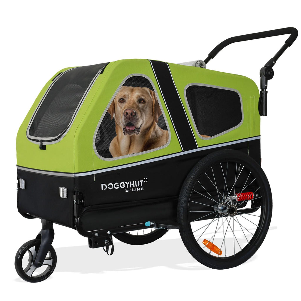 XL Pet Bike Trailer & Stroller with Suspension Wheels I745684