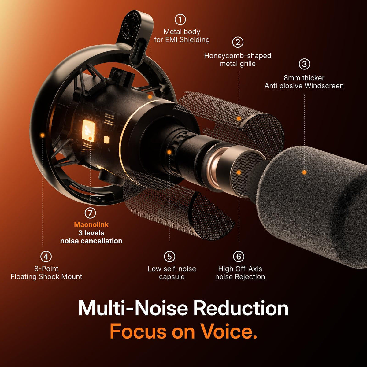 Hybrid Wireless Podcast Microphone G21655