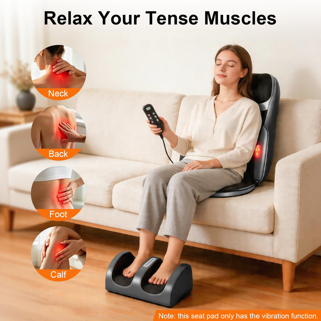 Shiatsu Neck Back Massager with Foot Massager L75487