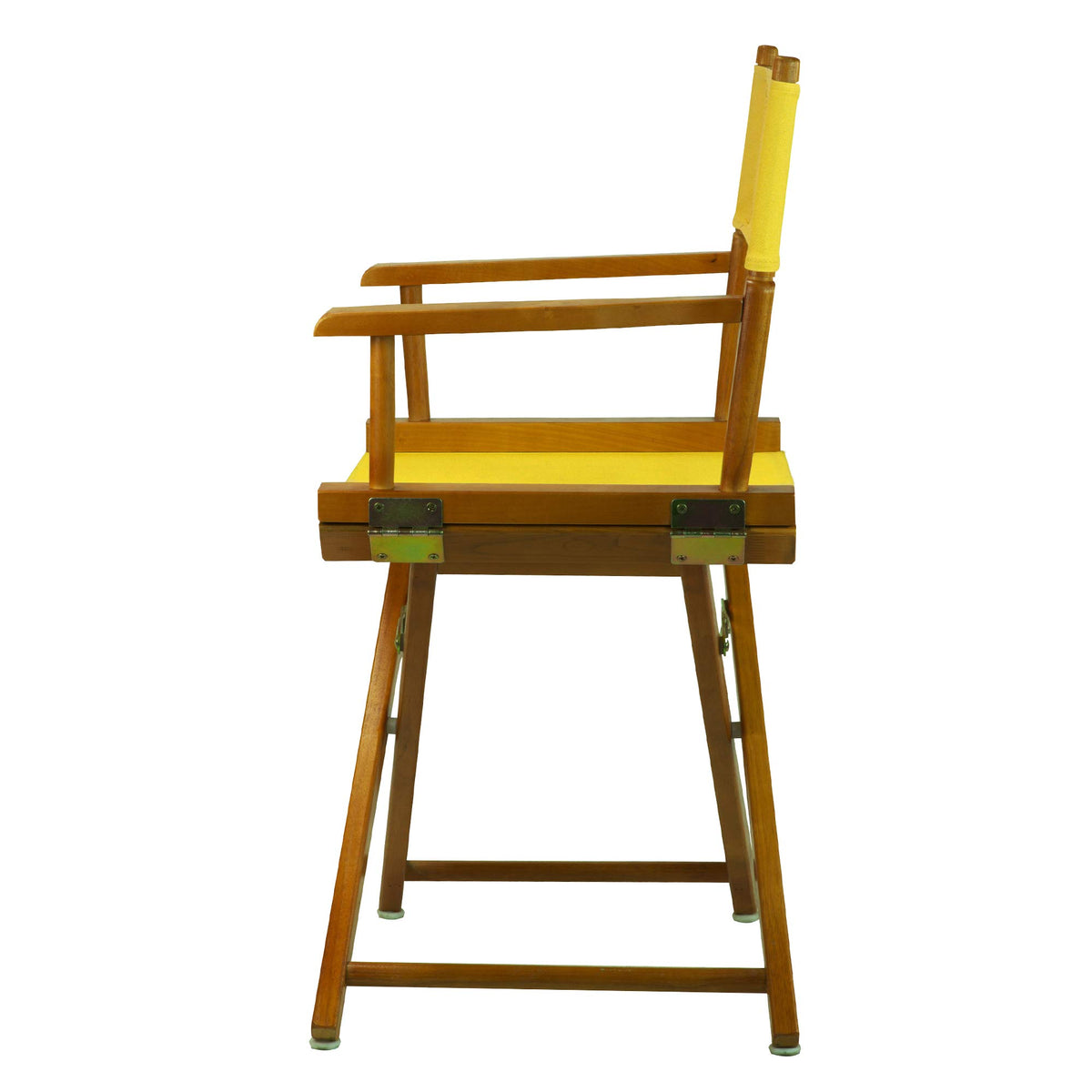Honey Oak Frame Gold Canvas Director Chair G9794