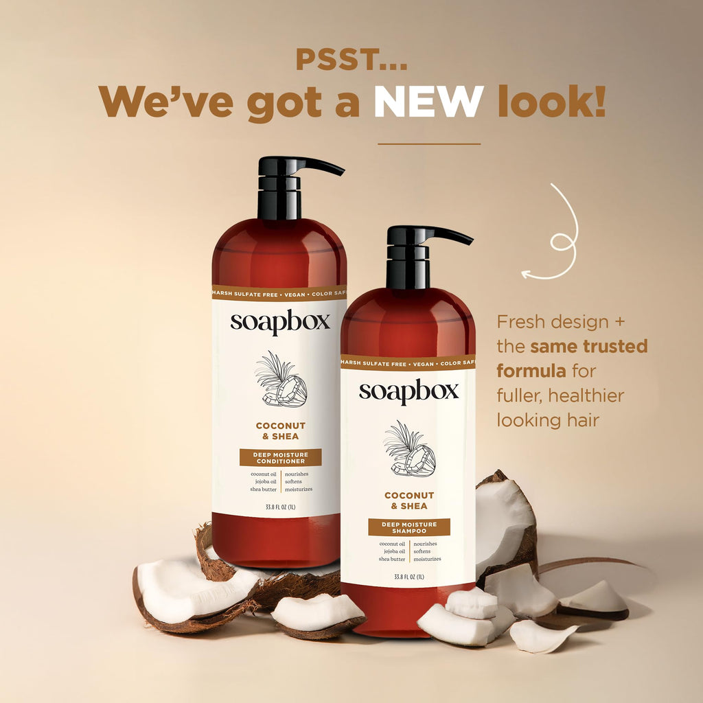 Coconut & Shea Shampoo & Conditioner Set V3305