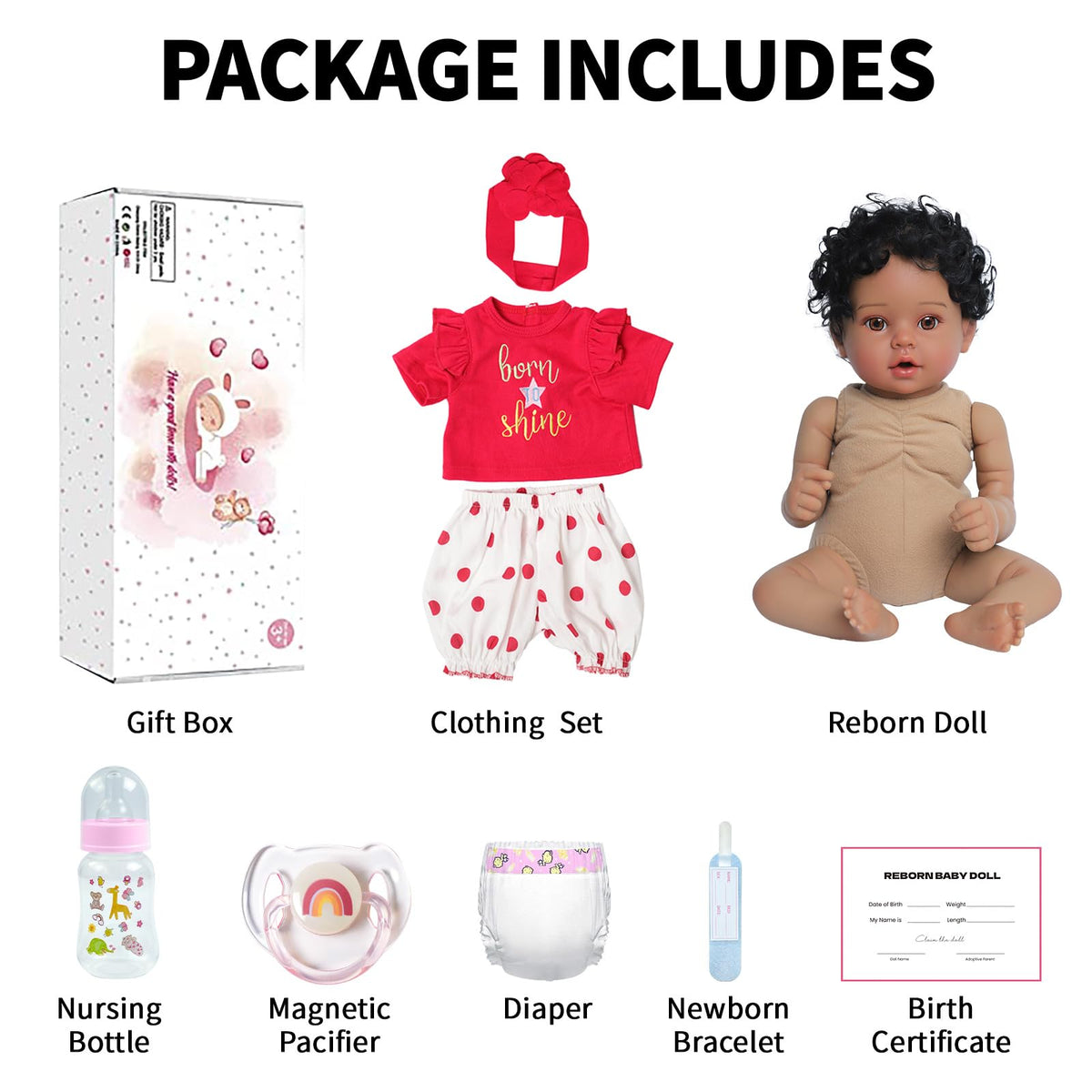 20 Inch Lifelike Soft Body Realistic Baby Dolls Y826