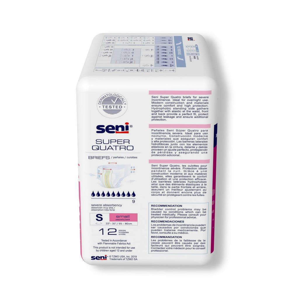 Unisex Adult Incontinence Briefs 22-31 in 12 ct E860