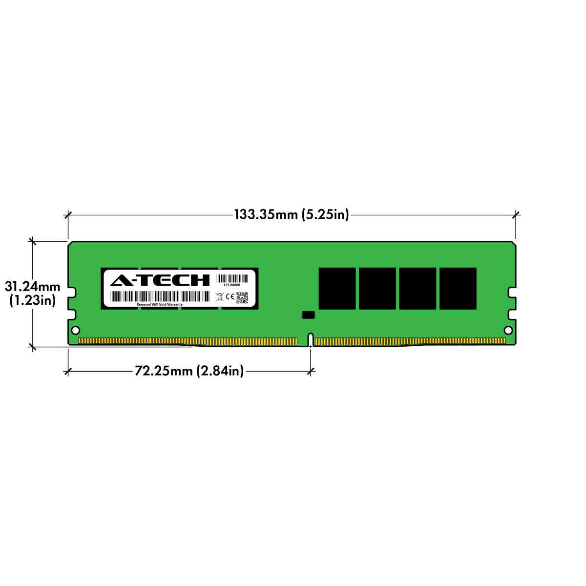 16GB DDR4 2400 MHz Non-ECC Desktop RAM X7288