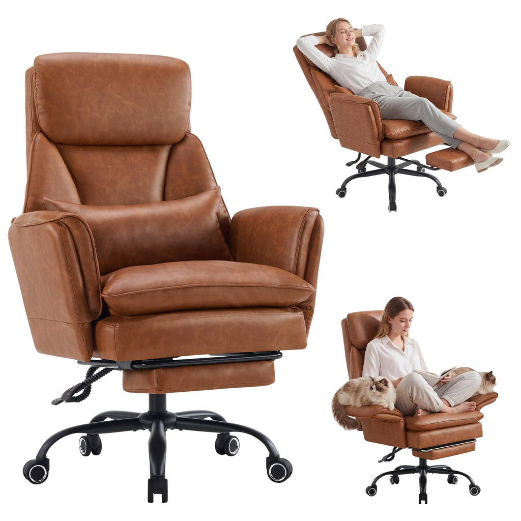 Big and Tall Ergonomic Office Chair with Footrest K119321
