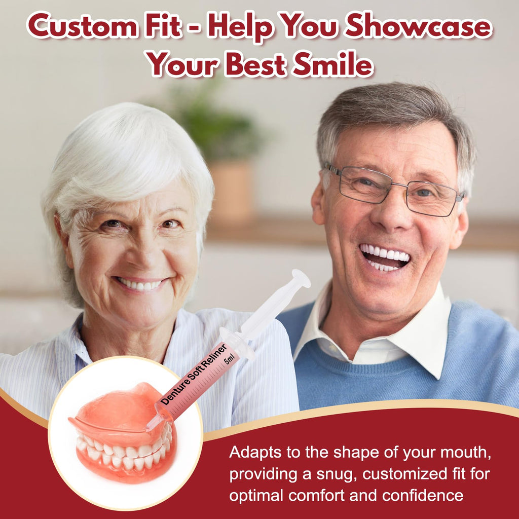 Denture Soft Reline Kit for Upper and Lower Dentures A84790