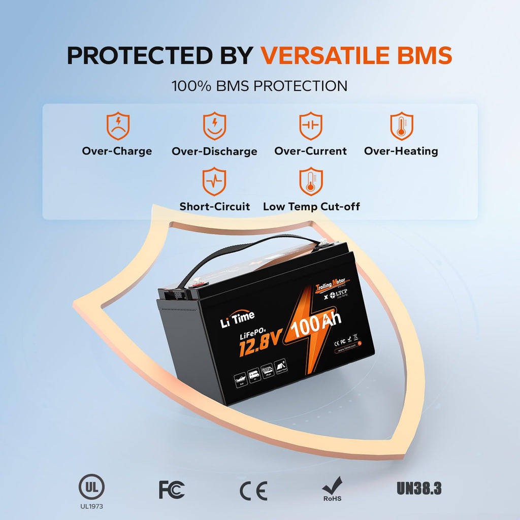 12V 100Ah LiFePO4 Trolling Motor Battery M32894