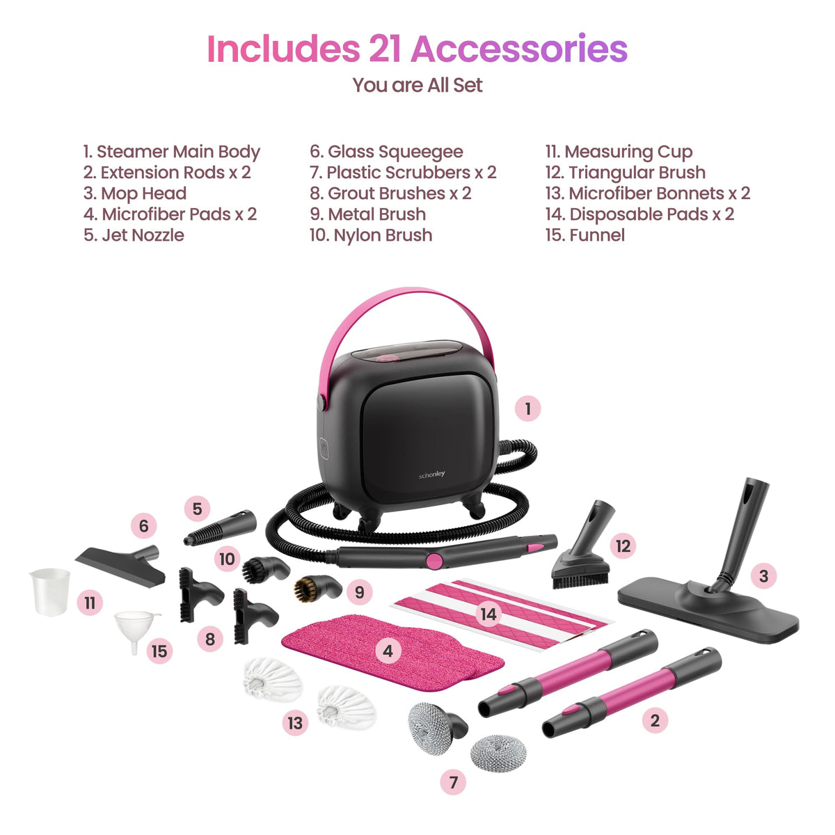 21-in-1 Steam Cleaner Q46084