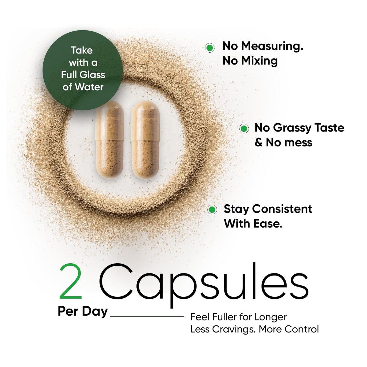 Psyllium Husk Capsules 1500mg J800814