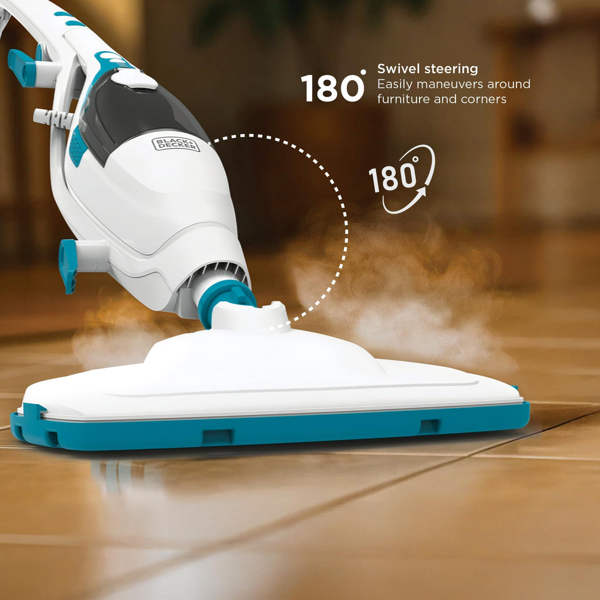 2-in-1 Steam Mop and Handheld Steam Cleaner Q2844