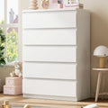 White 5 Drawer Dresser Chest of Drawers K6468