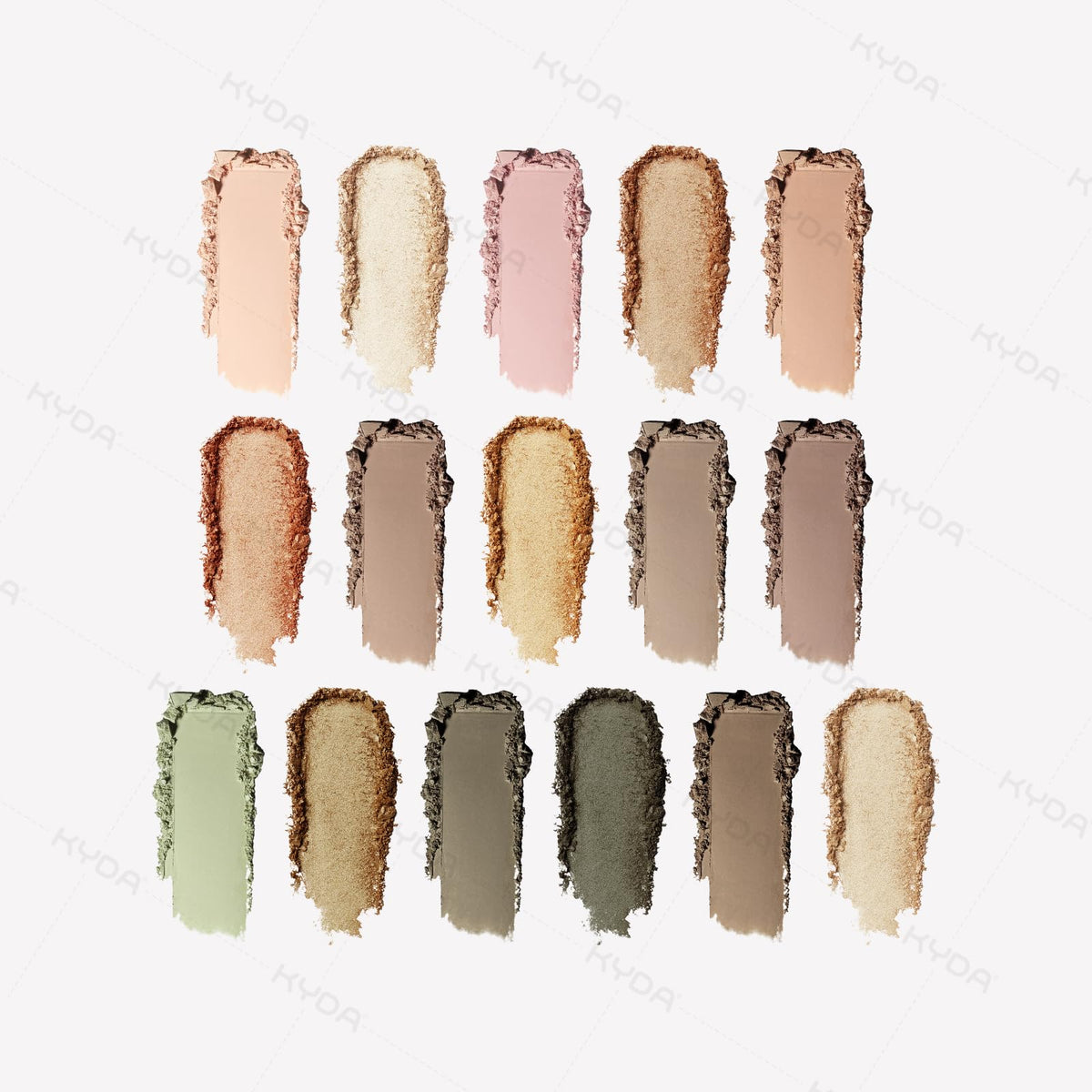 16 Colors Baked Eyeshadow Palette Matte Shimmer Finish Z4634