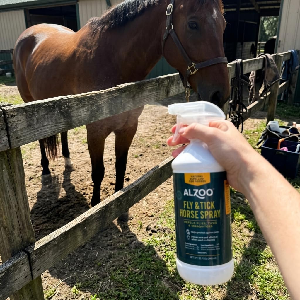 Plant-Based Fly and Tick Horse Spray 32 Fl. Oz. (Pack of 2) J771