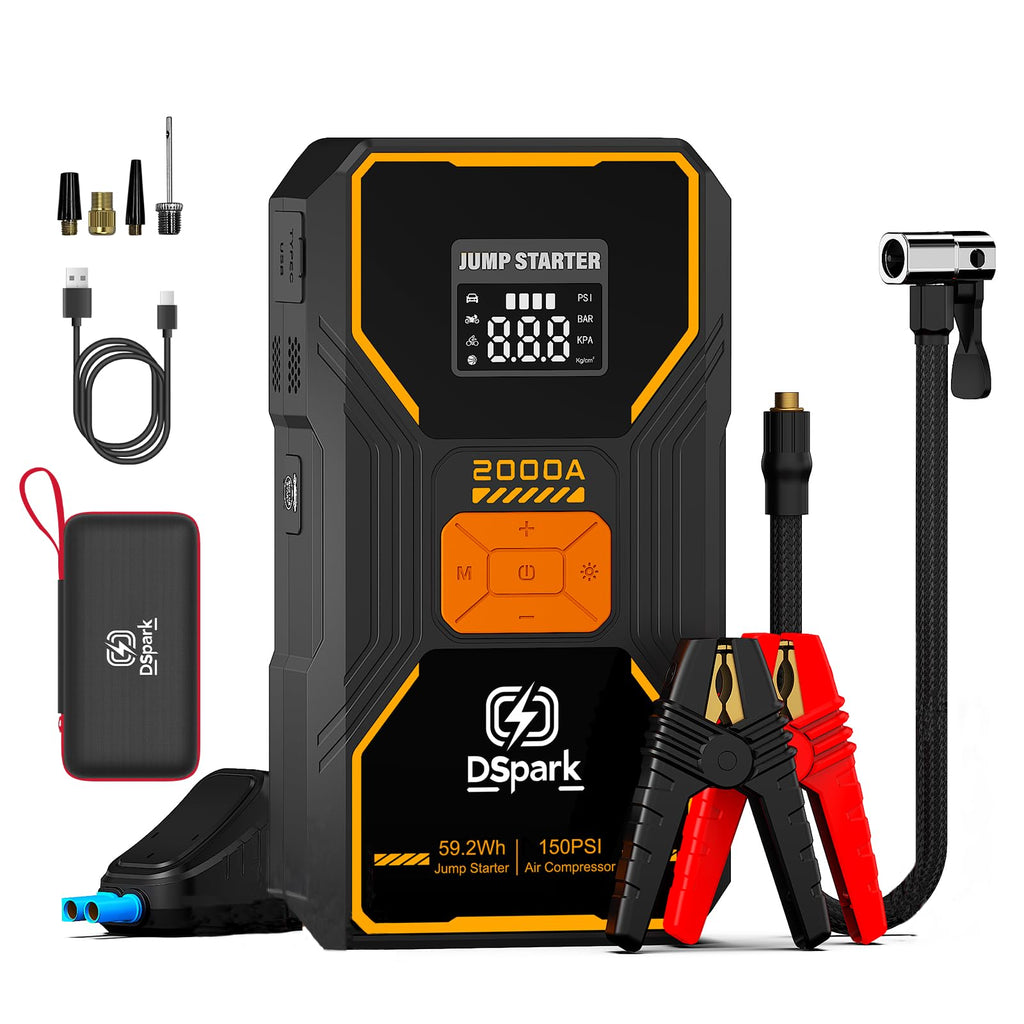 16000mAh 12V Jump Starter D318