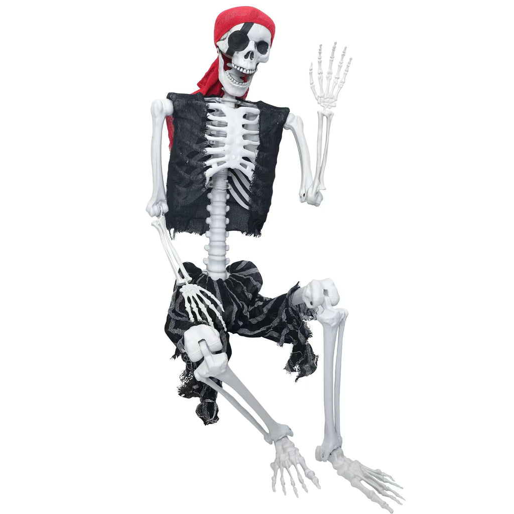 5.4ft Posable Life Size Skeleton with Movable Joints U872350