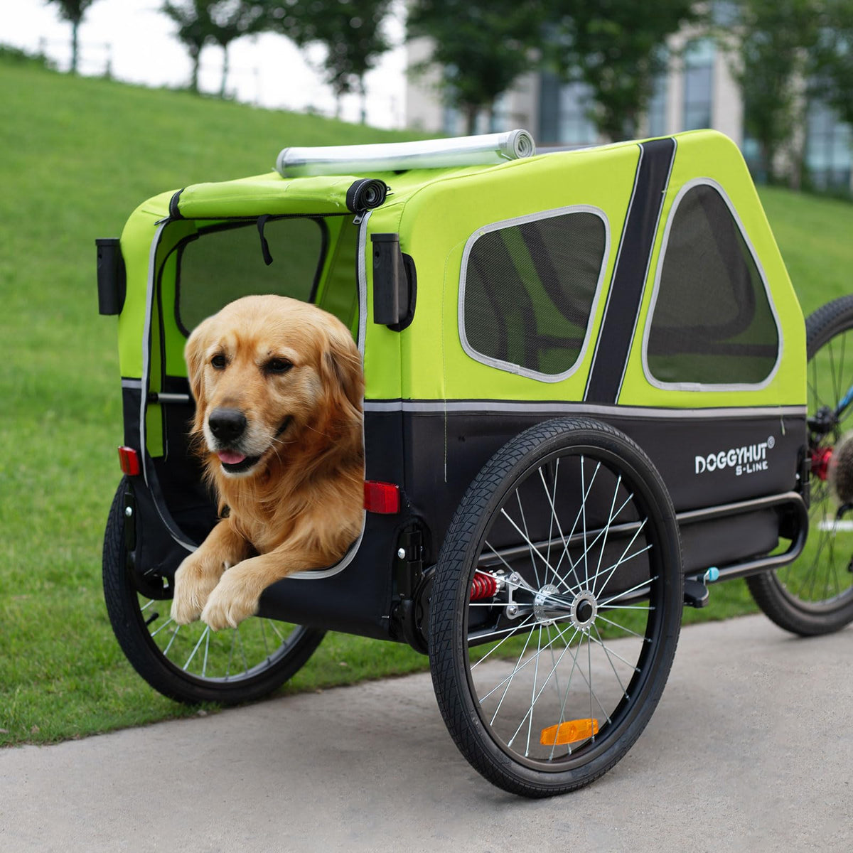 XL Pet Bike Trailer & Stroller with Suspension Wheels I745684