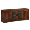 Solid Wood Mission Oak Four Door TV Stand B87041