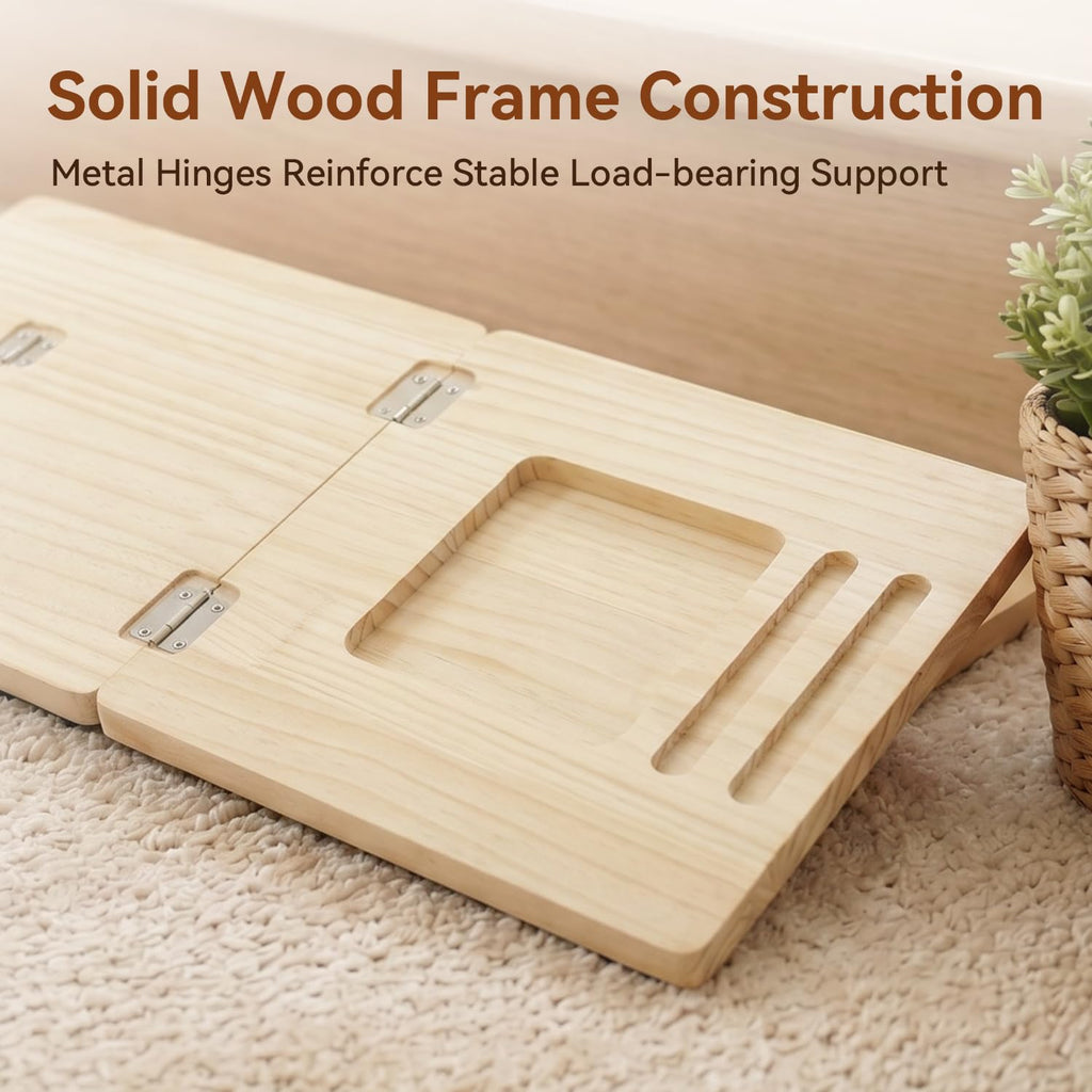 Adjustable Non-Slip Wooden Dog Ramp D156537