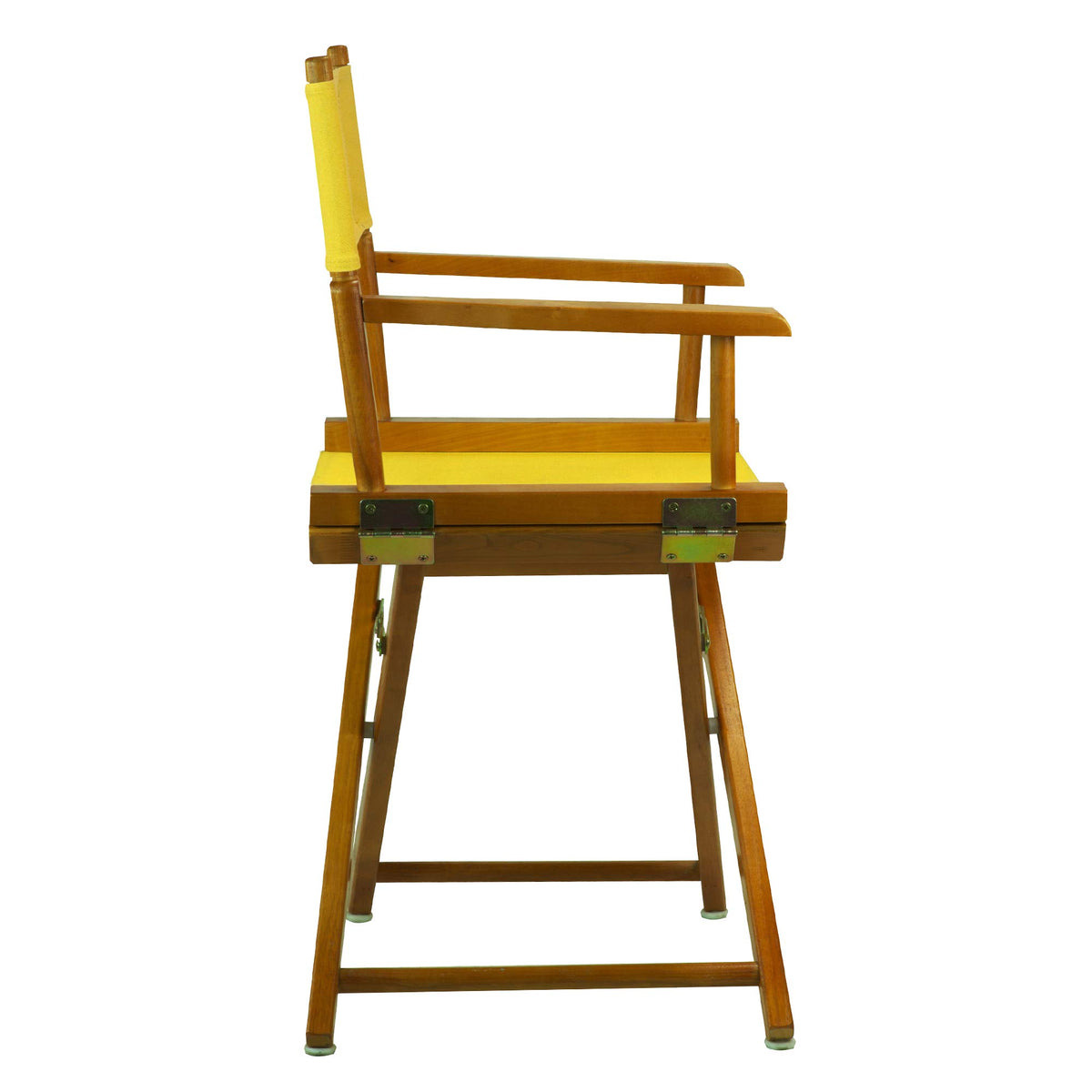 Honey Oak Frame Gold Canvas Director Chair G9794