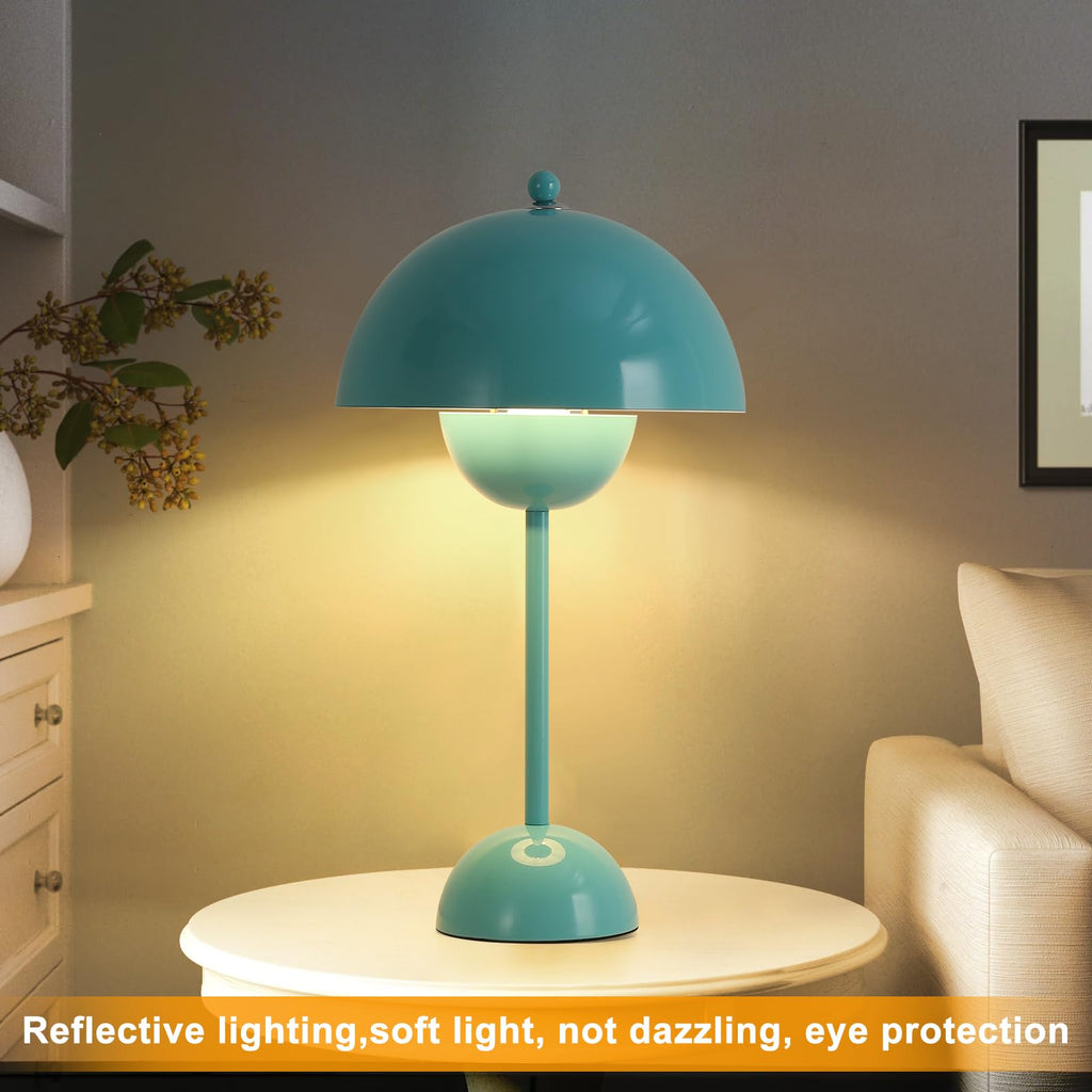 Mid-Century Modern Table Lamp Turquoise T31259