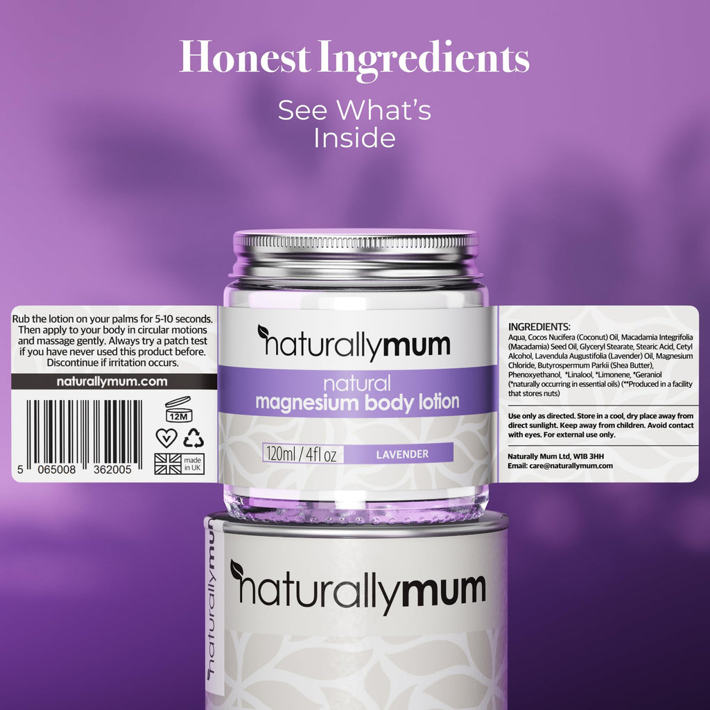 Magnesium Body Lotion Bundle Lavender & Unscented 2 x 4 fl oz I96612