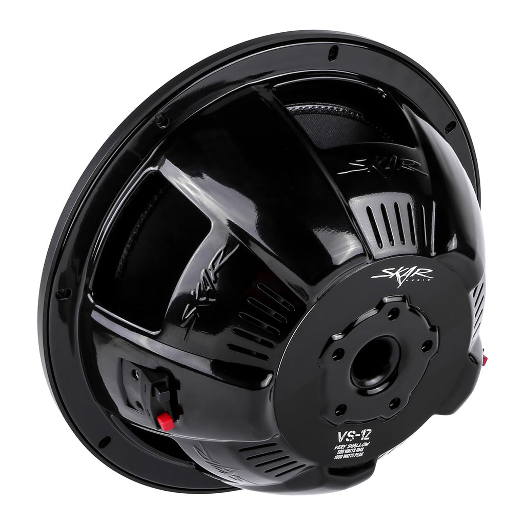 12" Dual 4 Ohm Shallow Mount Car Subwoofer T9089
