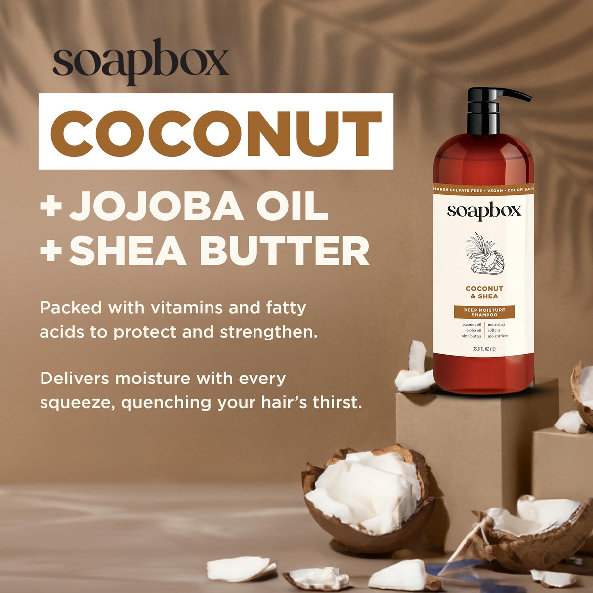 Coconut & Shea Shampoo & Conditioner Set V3305