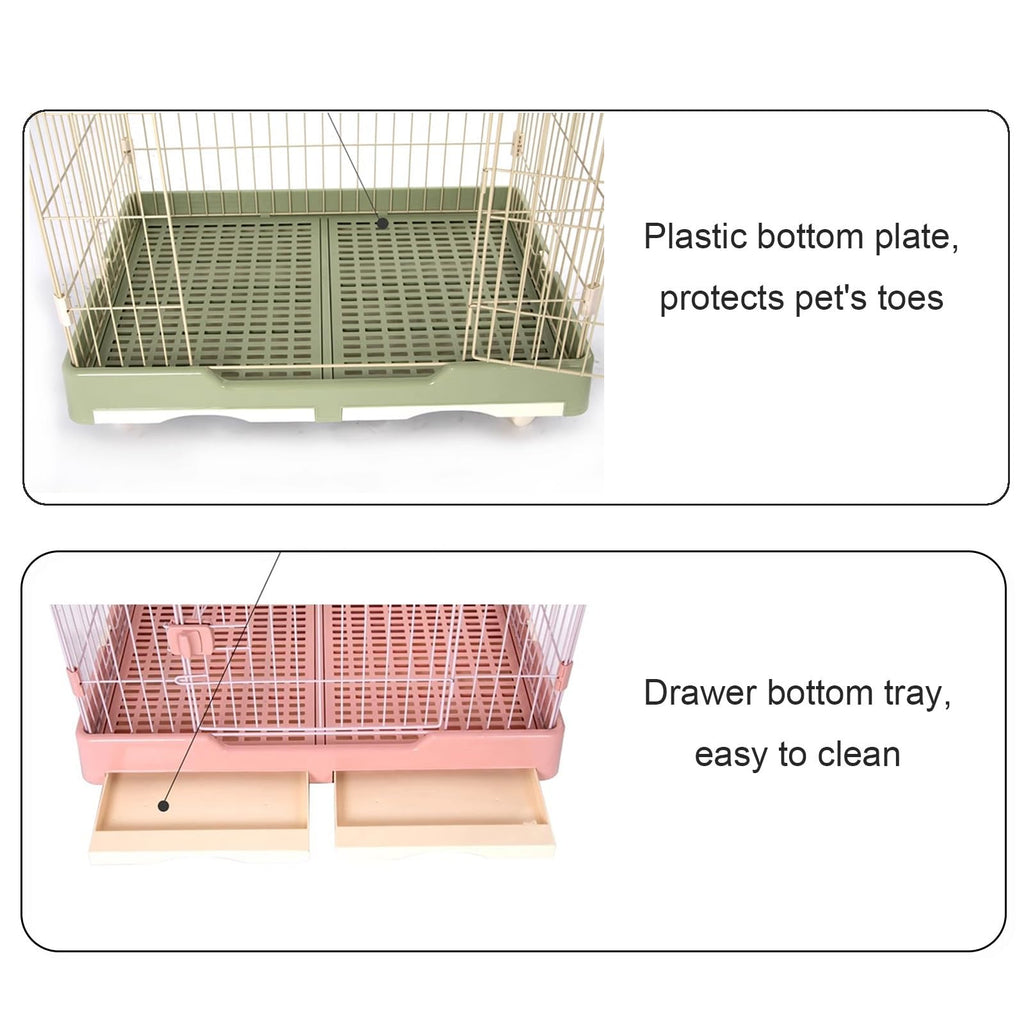 Foldable 4 Tier Detachable Cat Cage with Hammock O326
