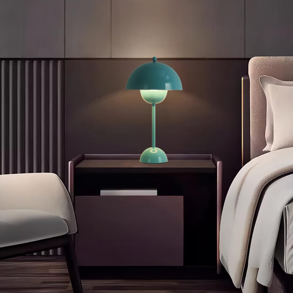 Mid-Century Modern Table Lamp Turquoise T31259