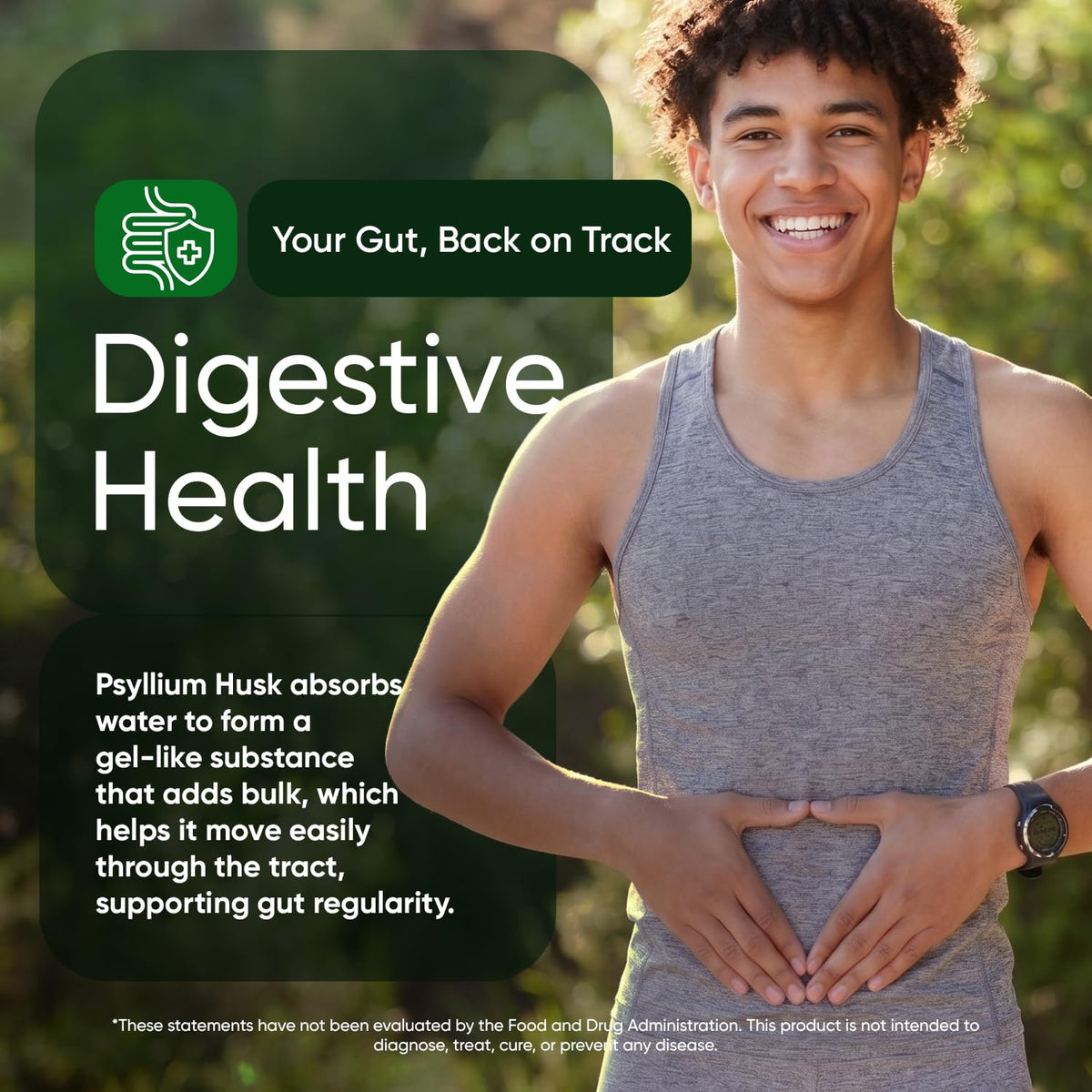 Psyllium Husk Capsules 1500mg J800814