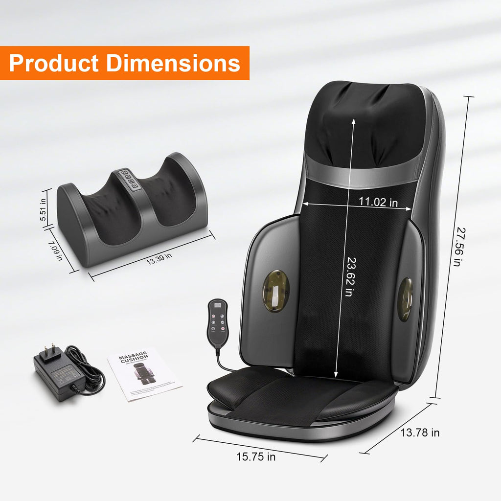 Shiatsu Neck Back Massager with Foot Massager L75487