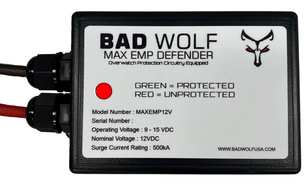 12V 500kA Surge Protector with 8 AWG Wire B40112