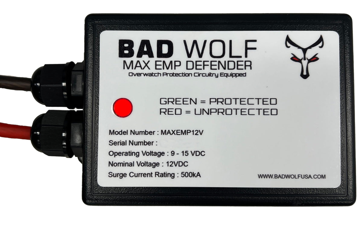 12V 500kA Surge Protector with 8 AWG Wire B40112