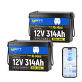 12V 314Ah LiFePO4 Battery 2 Pack H21347
