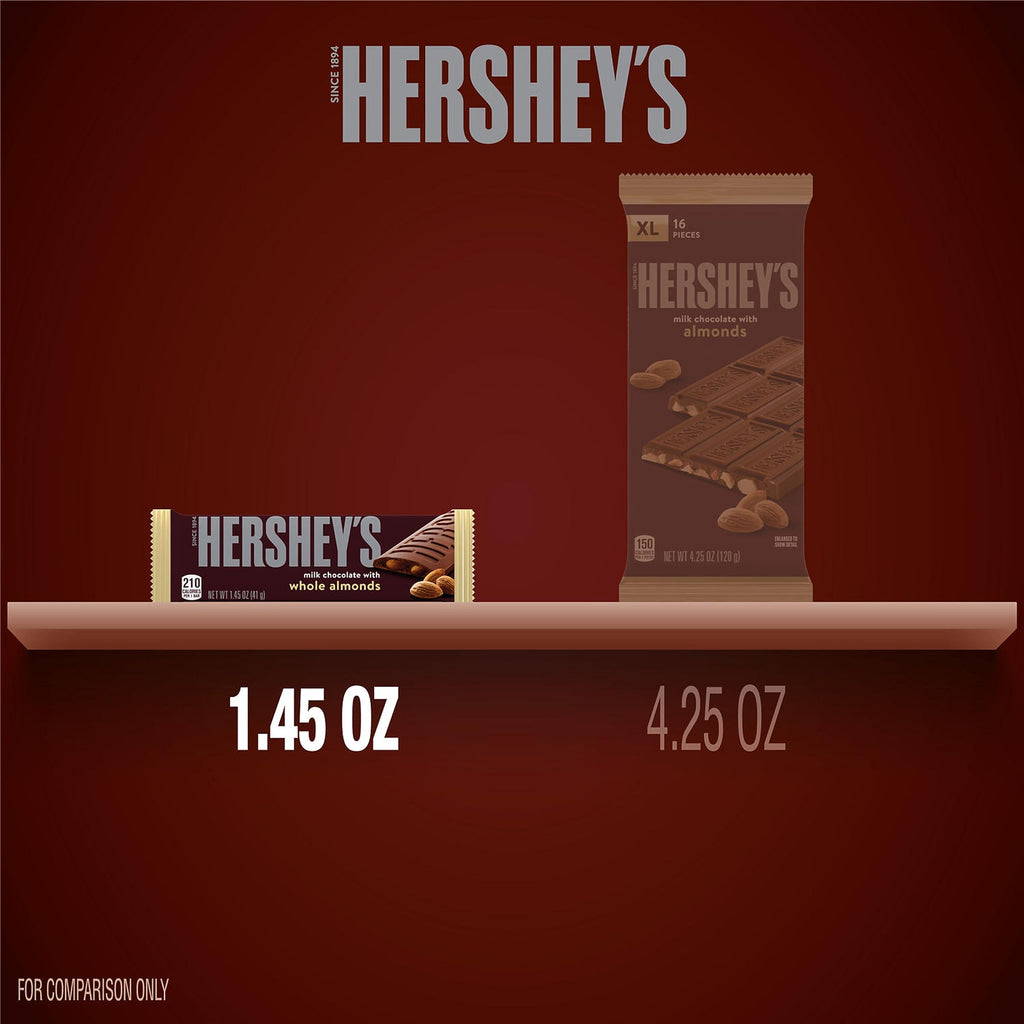 Milk Chocolate with Whole Almonds Candy Bars 1.45 oz 36 Count M70659