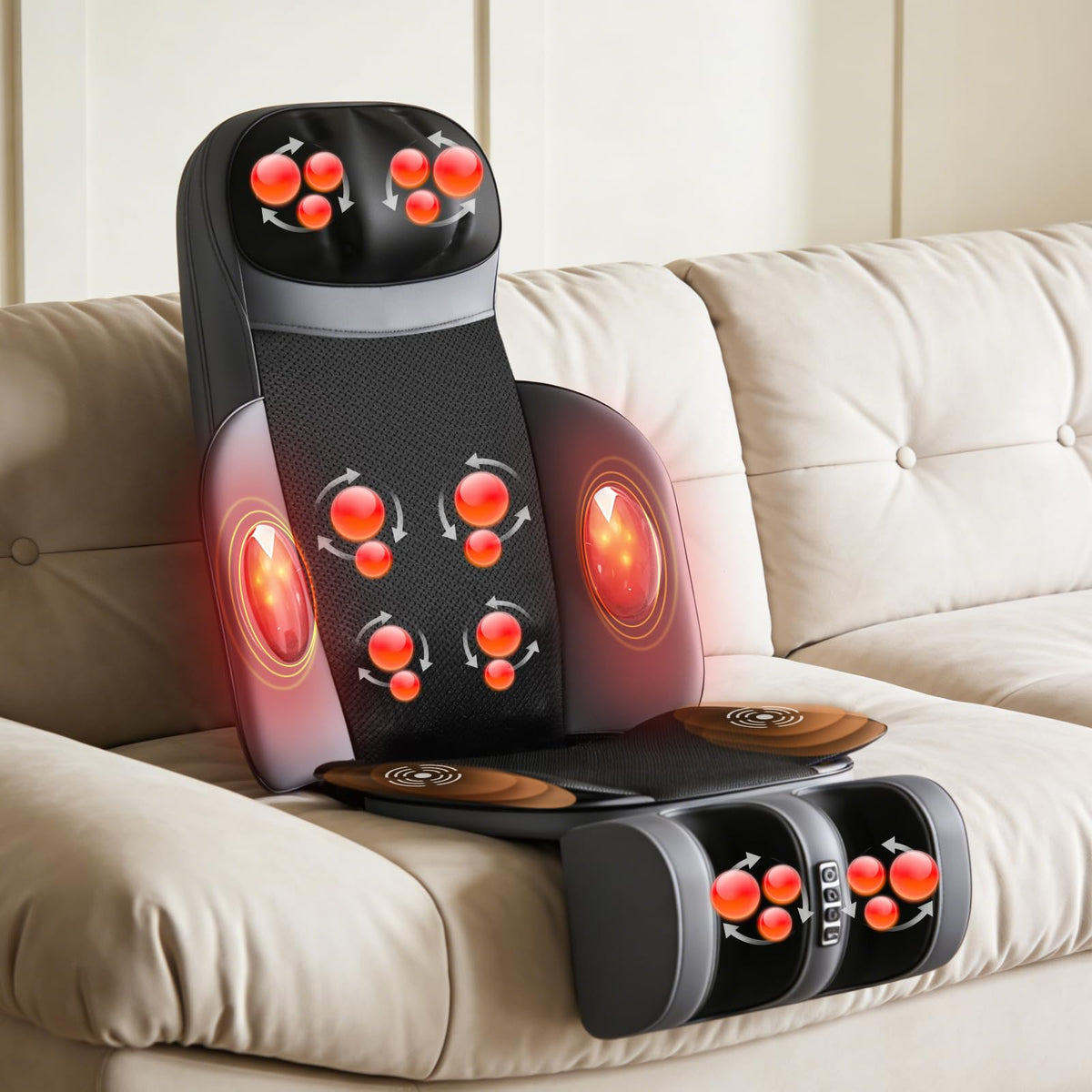 Shiatsu Neck Back Massager with Foot Massager L75487