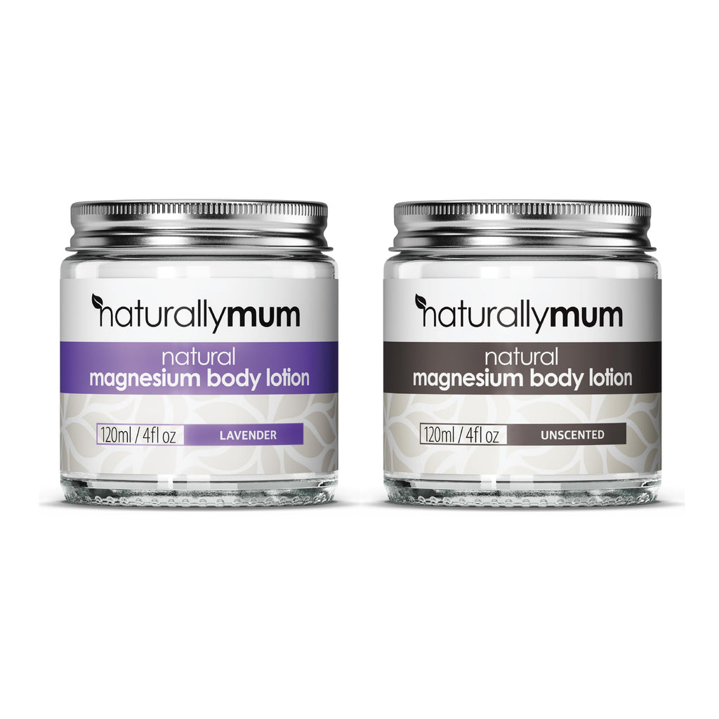 Magnesium Body Lotion Bundle Lavender & Unscented 2 x 4 fl oz I96612