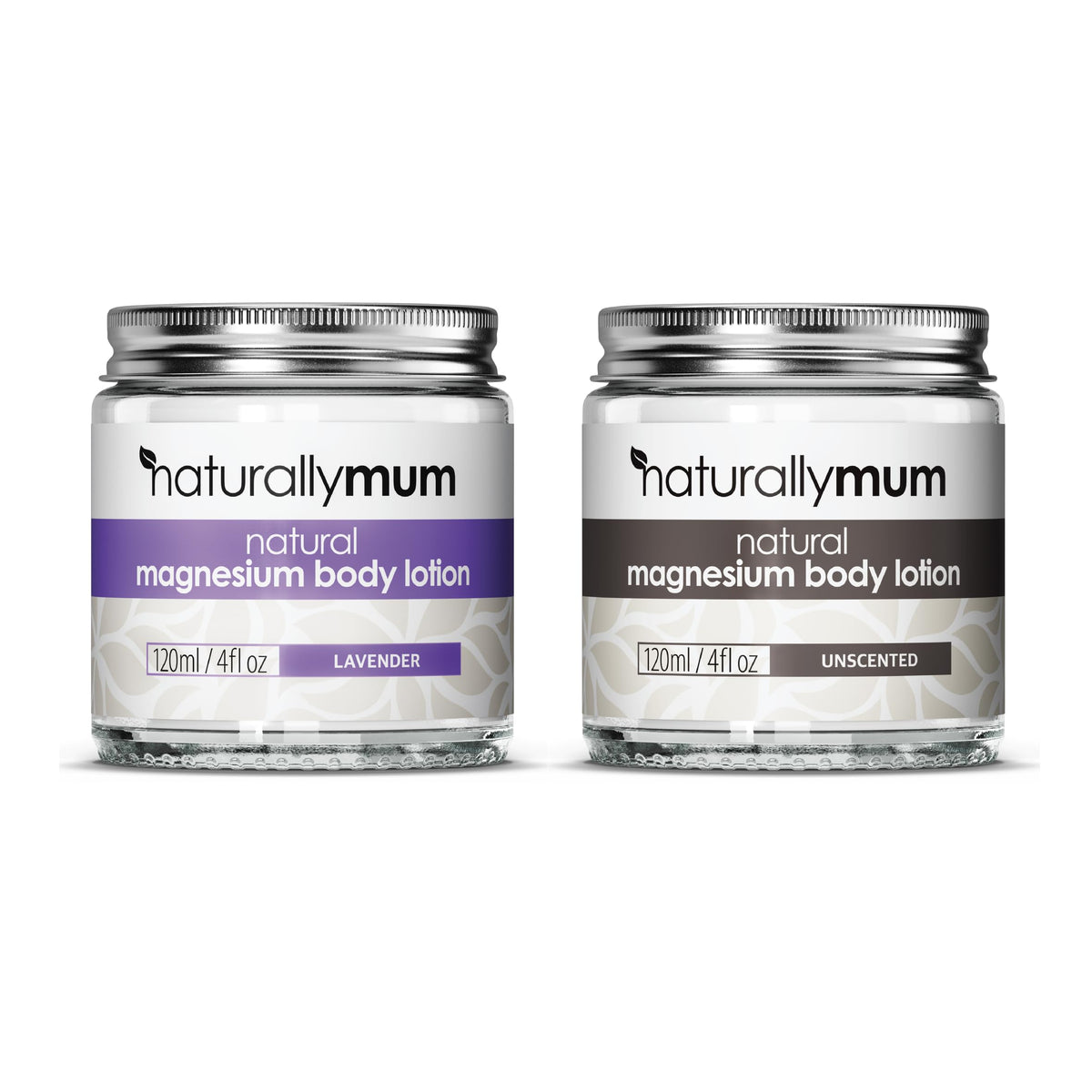 Magnesium Body Lotion Bundle Lavender & Unscented 2 x 4 fl oz I96612