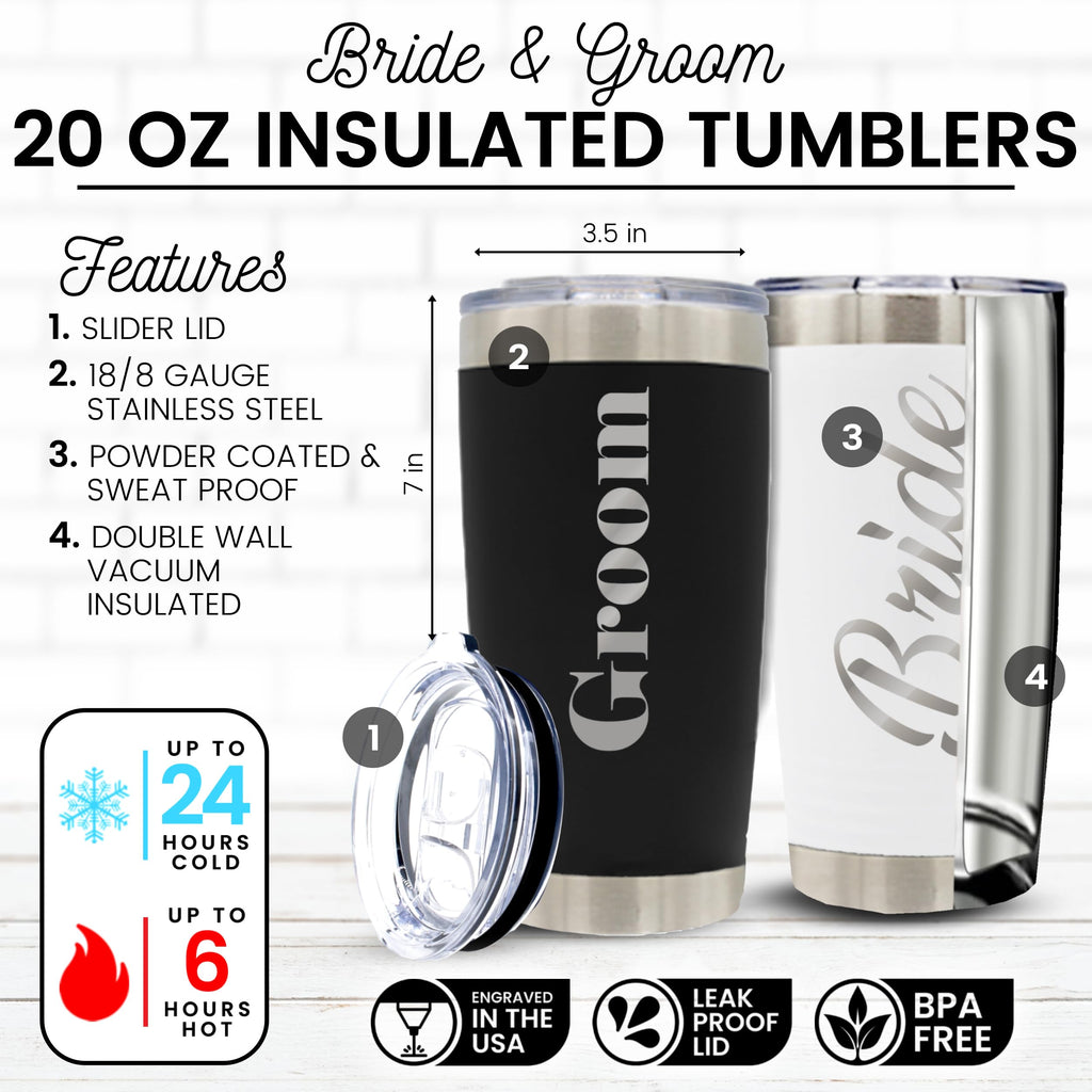Insulated Travel Tumbler Set of 2 20 Oz G8615