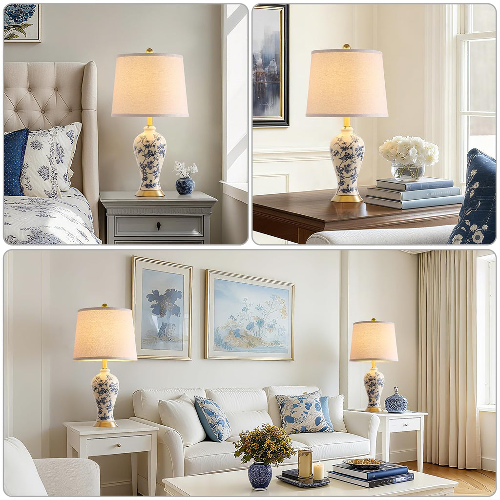 24" Ceramic Table Lamps Set of 2 J45316
