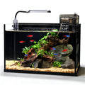 2.8 Gallon Glass Fish Tank with Light and Filter U975948