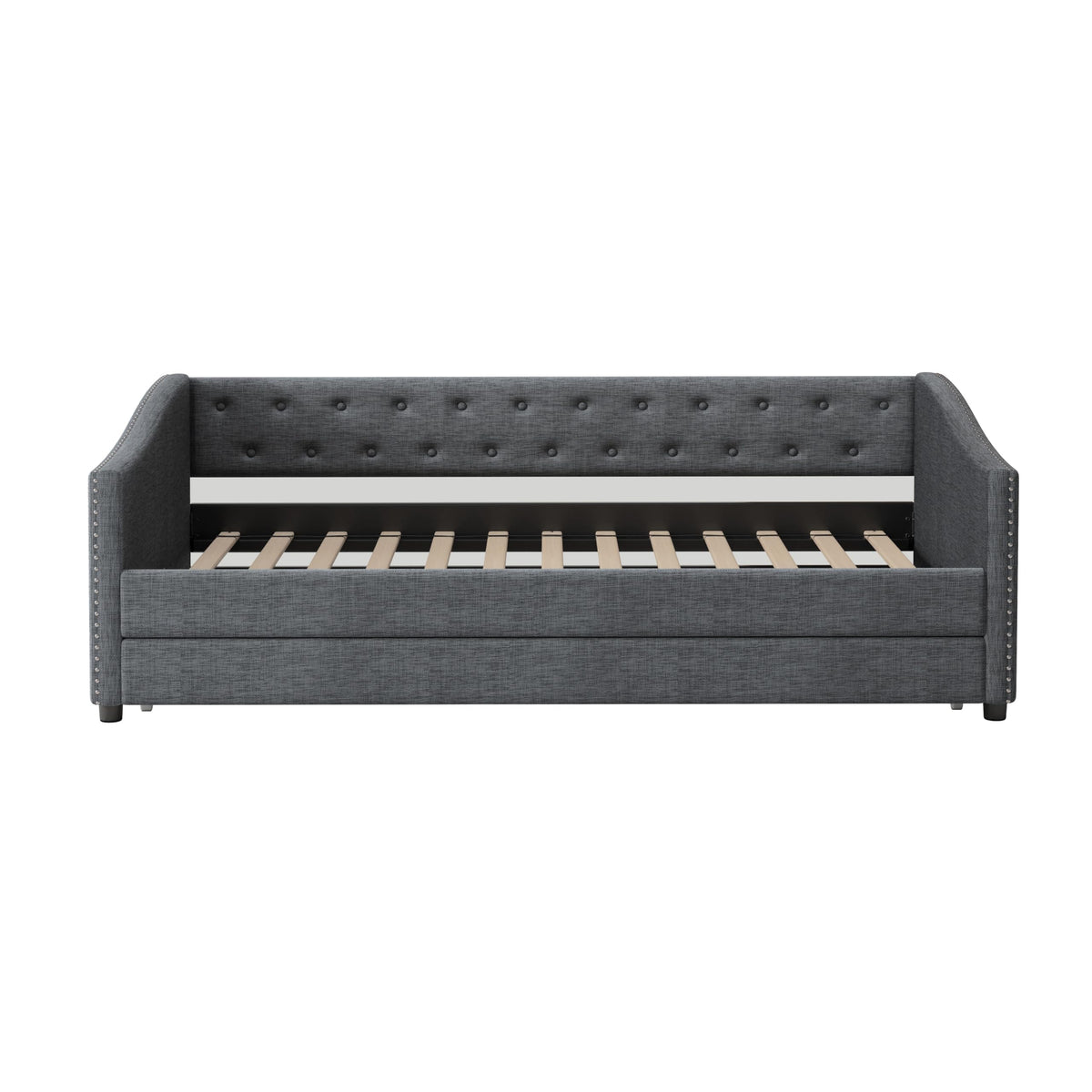 Twin Size Upholstered Daybed with Trundle N248640