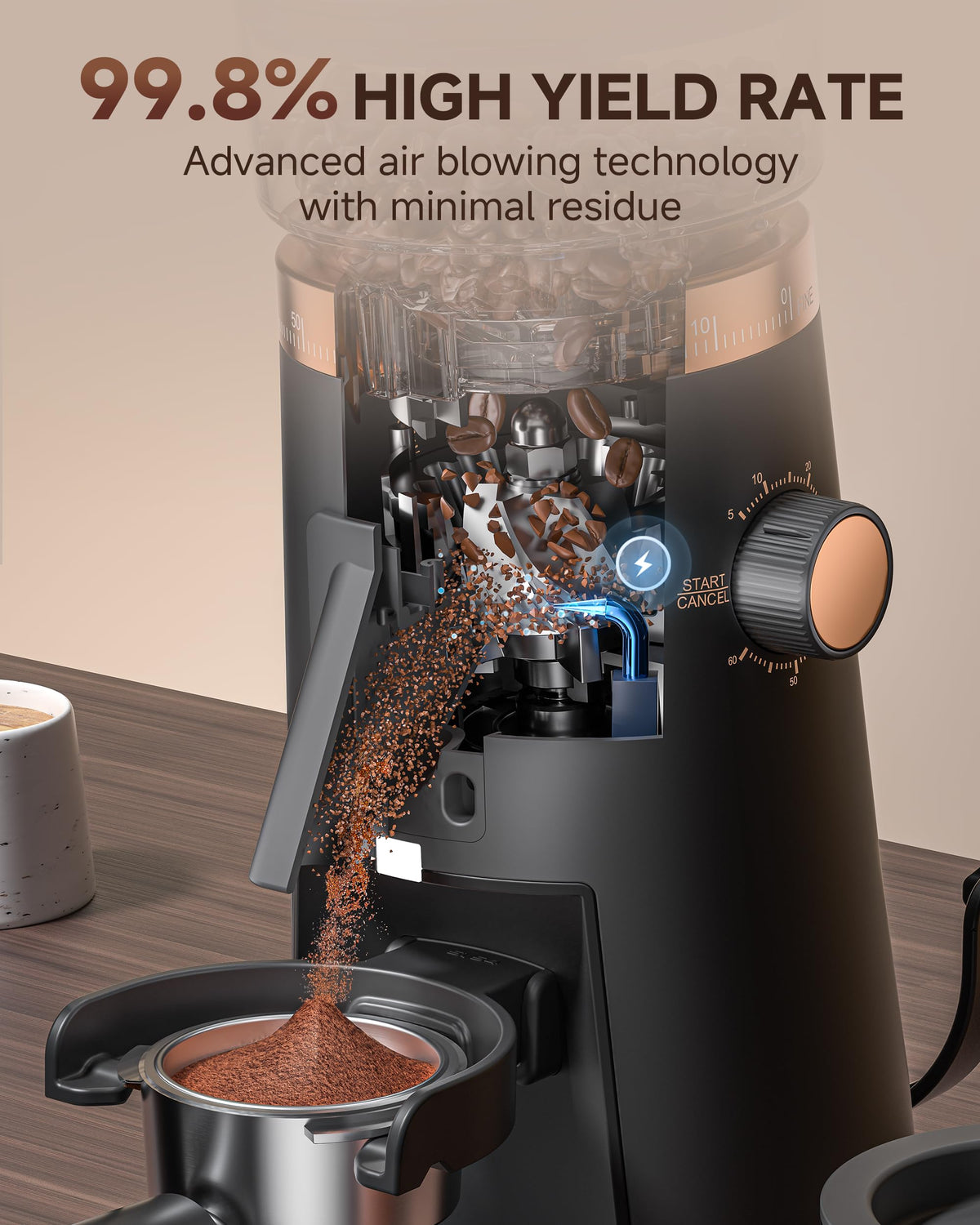 Single Dose Coffee Grinder 40mm Burr E6686