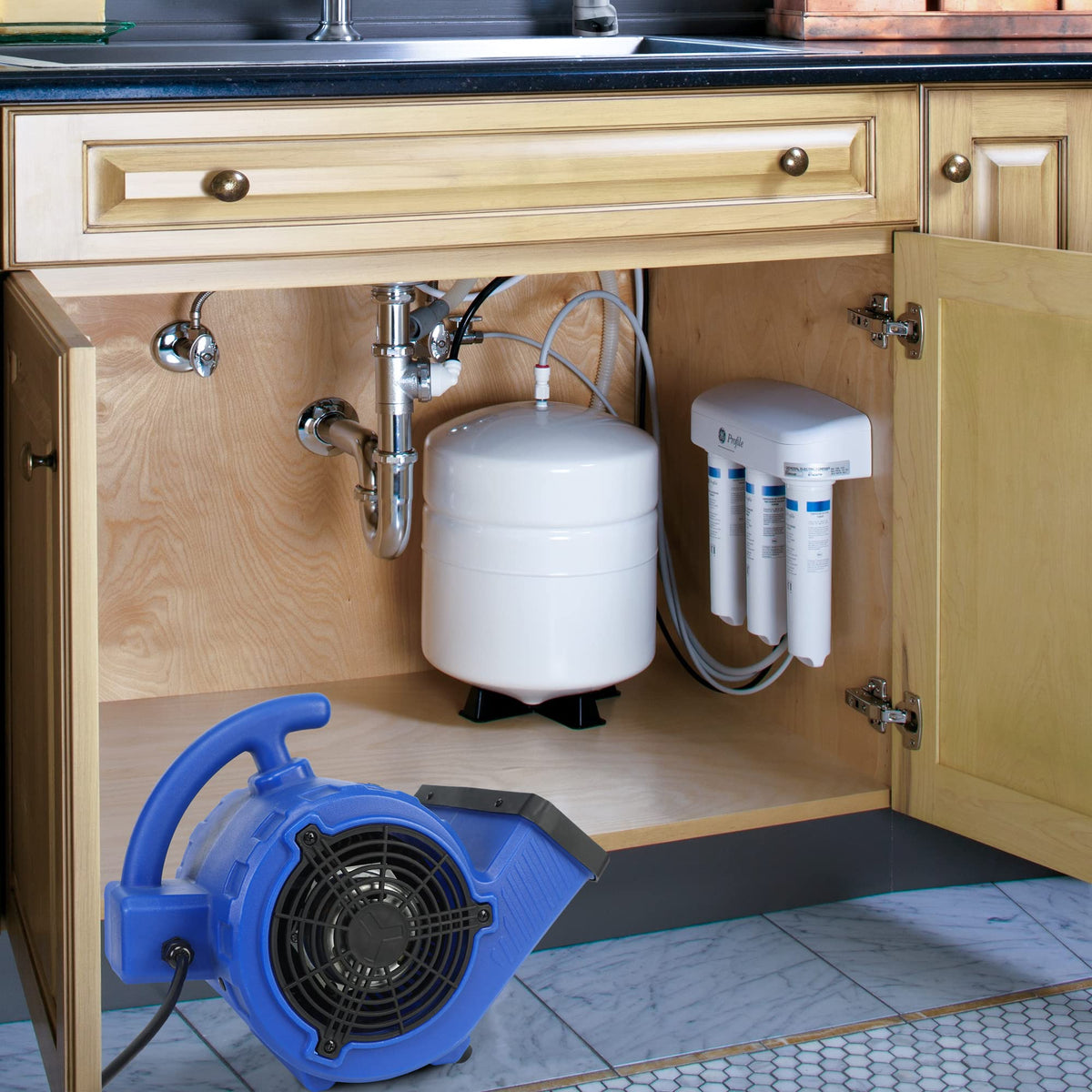 Blue 305 CFM Mini Floor Air Mover X710