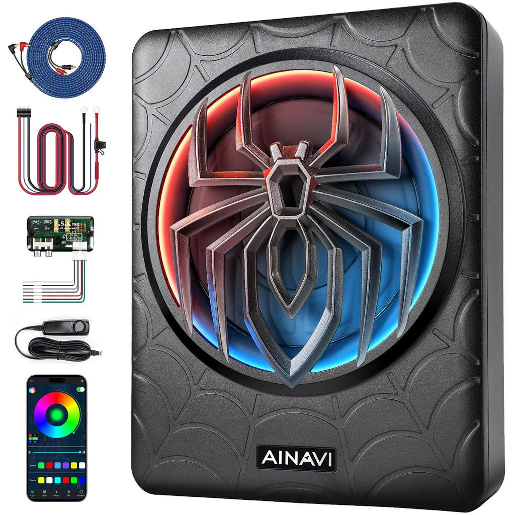 1200W 10" Powered Underseat Subwoofer with Amp M870