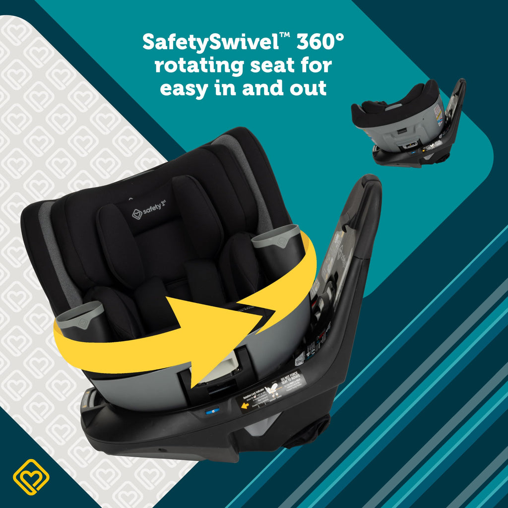Black Convertible Car Seat M61100