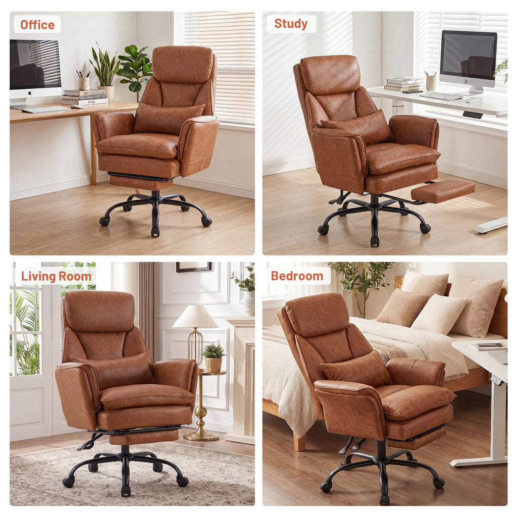 Big and Tall Ergonomic Office Chair with Footrest K119321